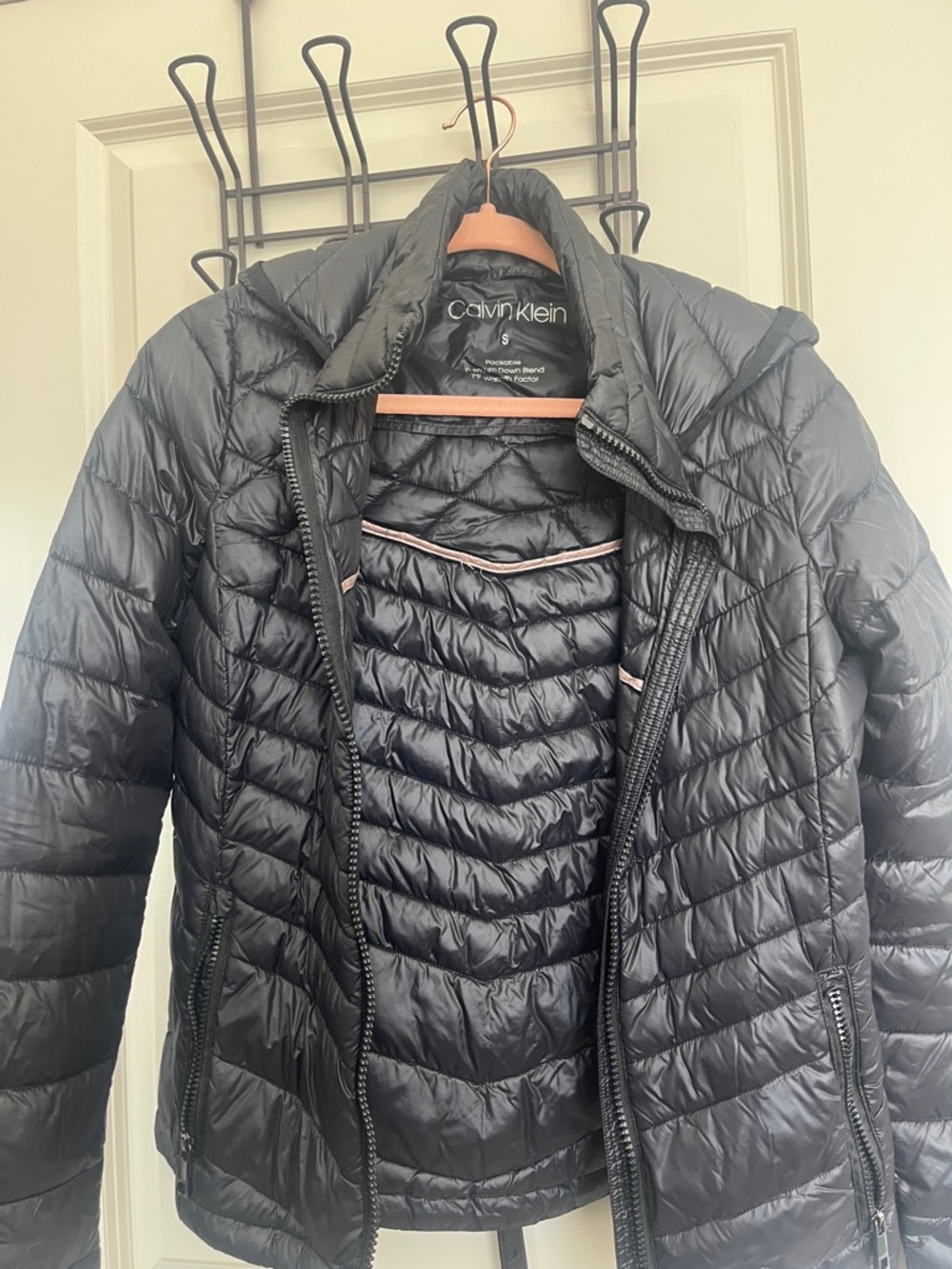 Calvin Klein Black Quilted Lightweight Jacket